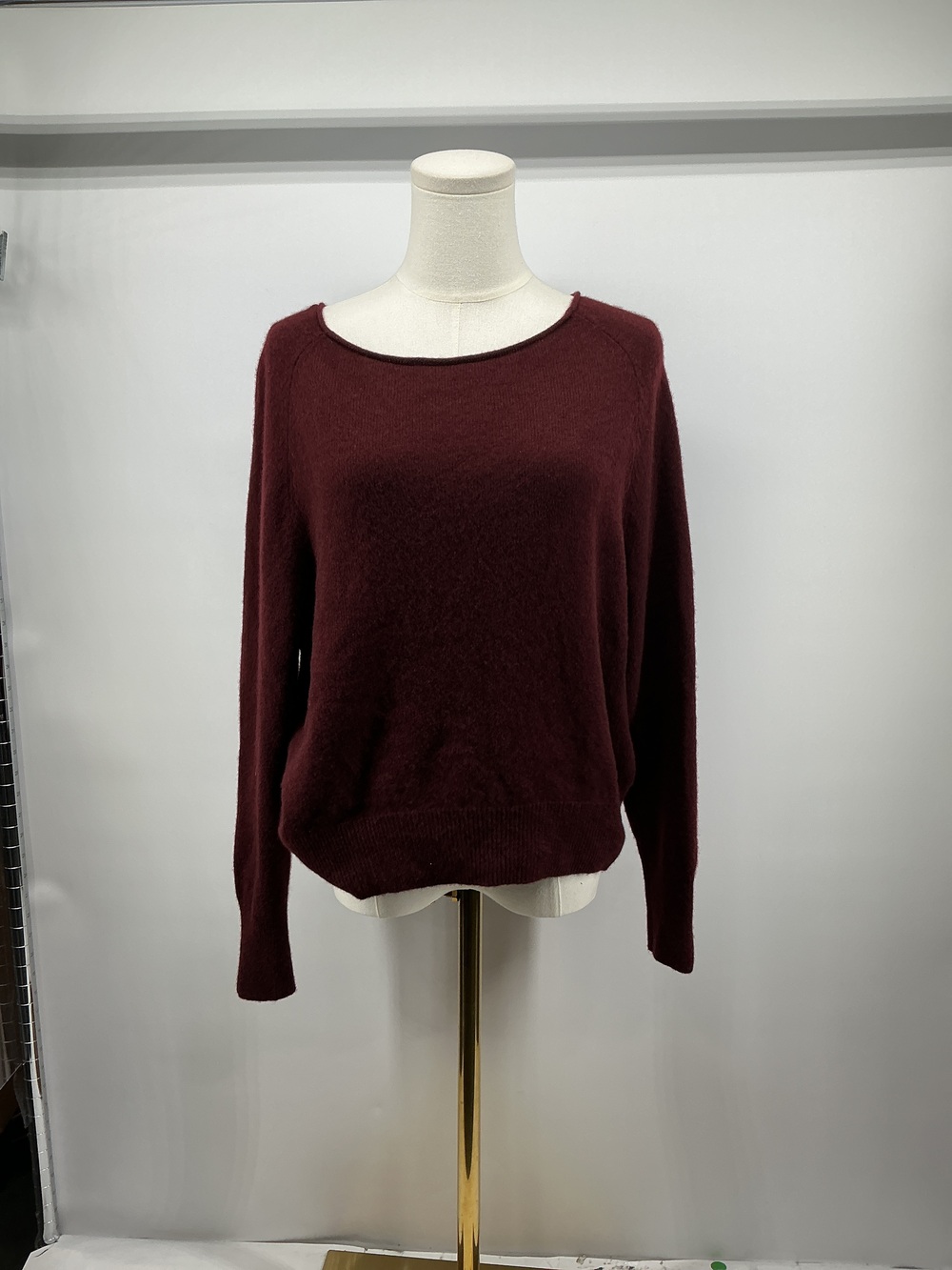 Mongolian Cashmere Boatneck Sweater